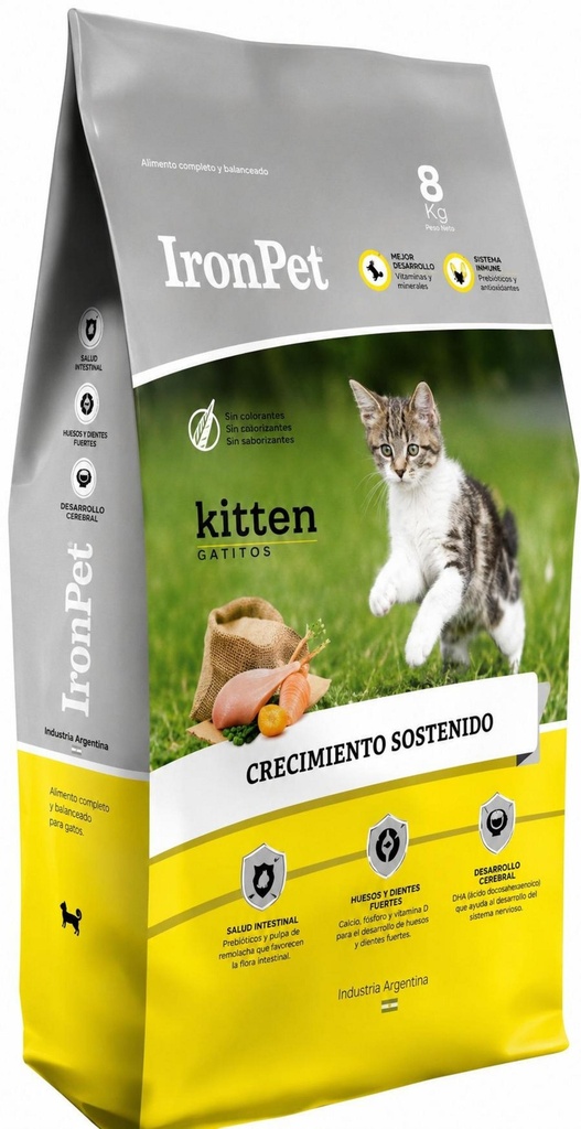 [1735] IRON Cat Gatitos x 7,5 kg