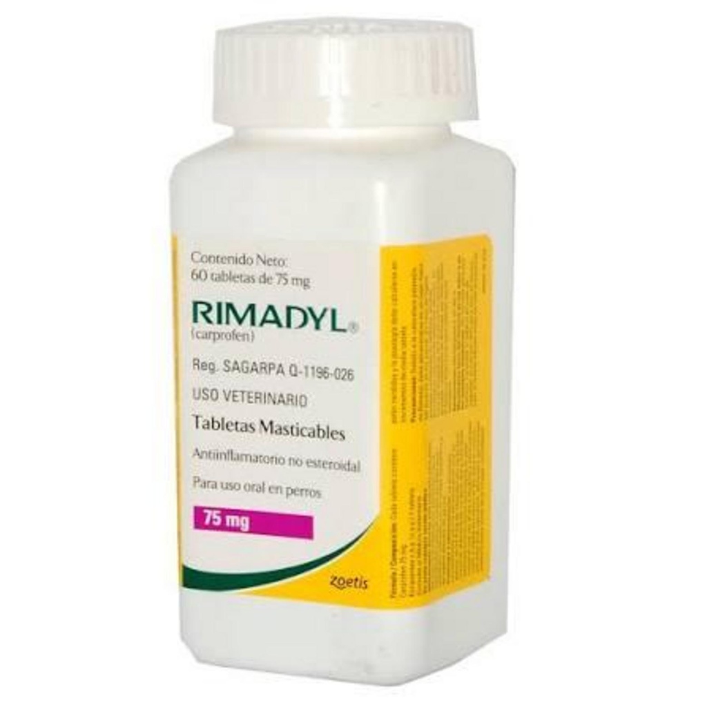 RIMADYL 75 mg (Carprofeno) x 60 Comprimido