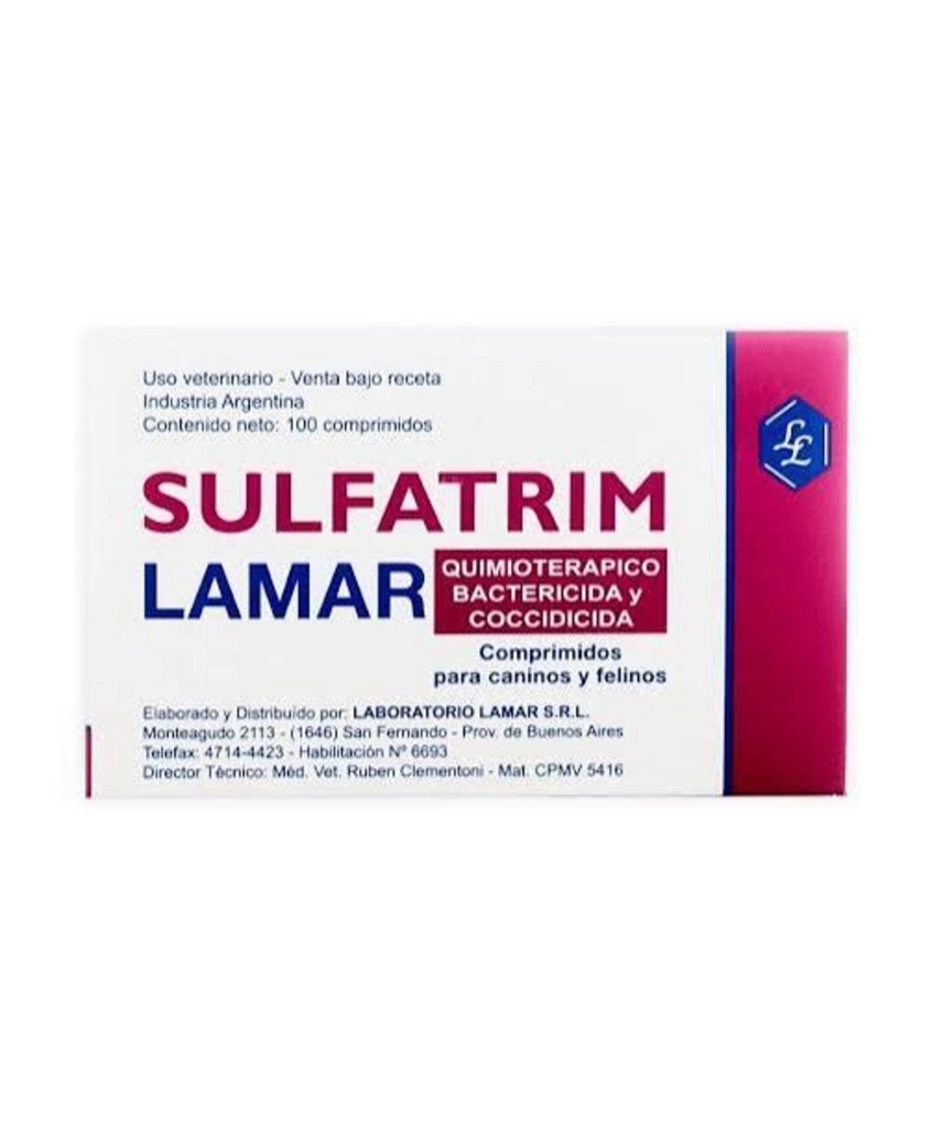 SULFATRIM F Lamar x 100 comprimidos