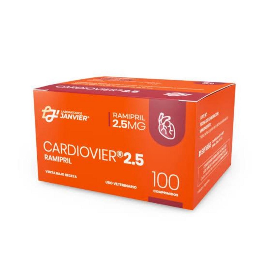 CARDIOVIER 2,5 mg (Ramipril) x 100 comprimidos