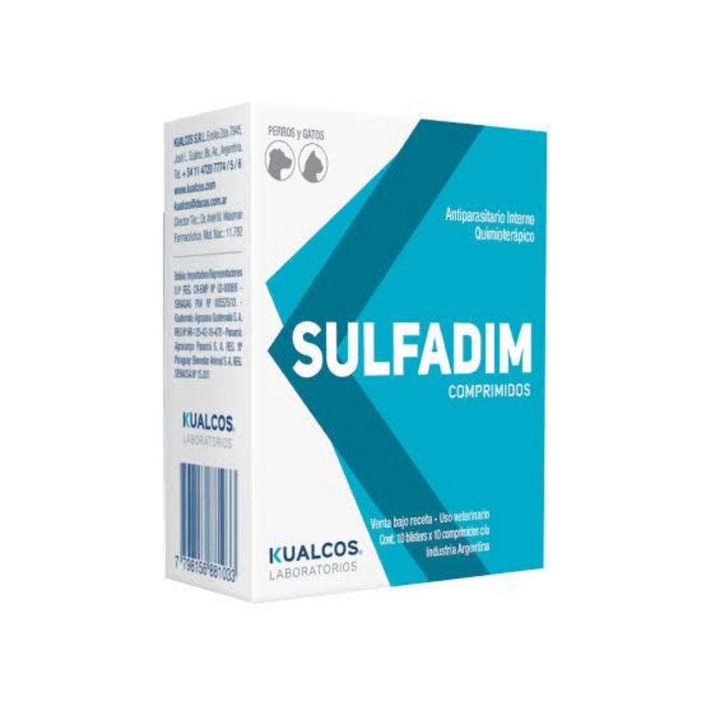 SULFADIM 5 Kg x 100 comprimidos