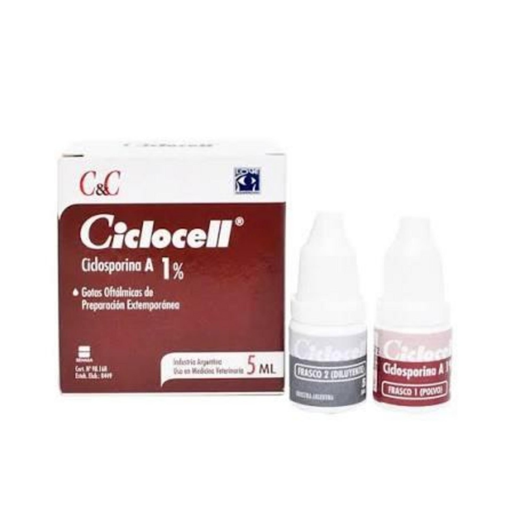 CICLOCELL Ciclosporina A 1% x 5 ml