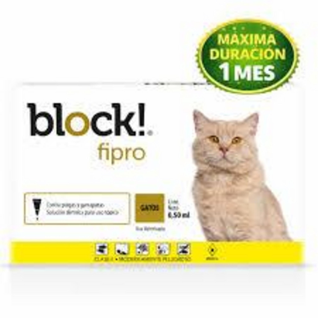 BLOCK Fipro Gato Pipeta