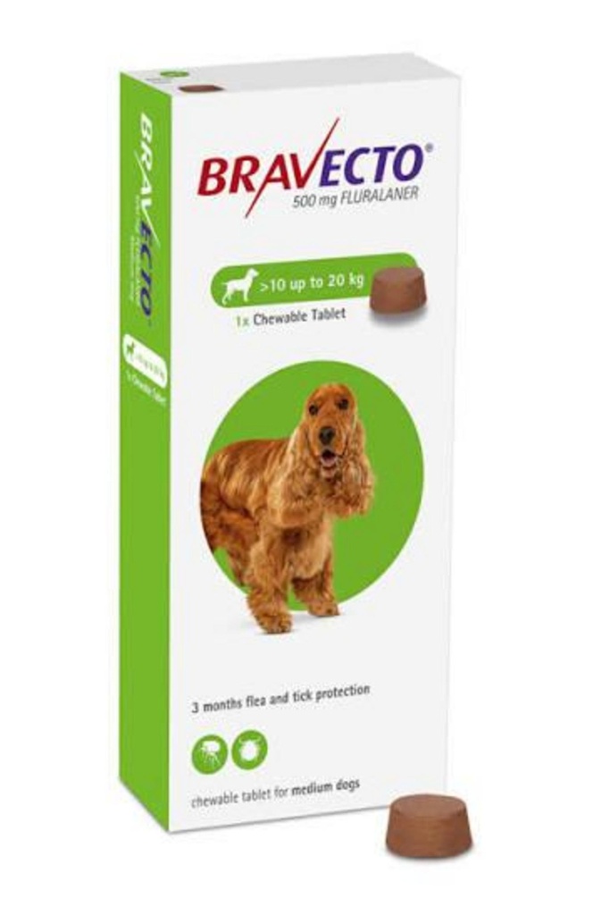 BRAVECTO 500 mg (10-20kg)
